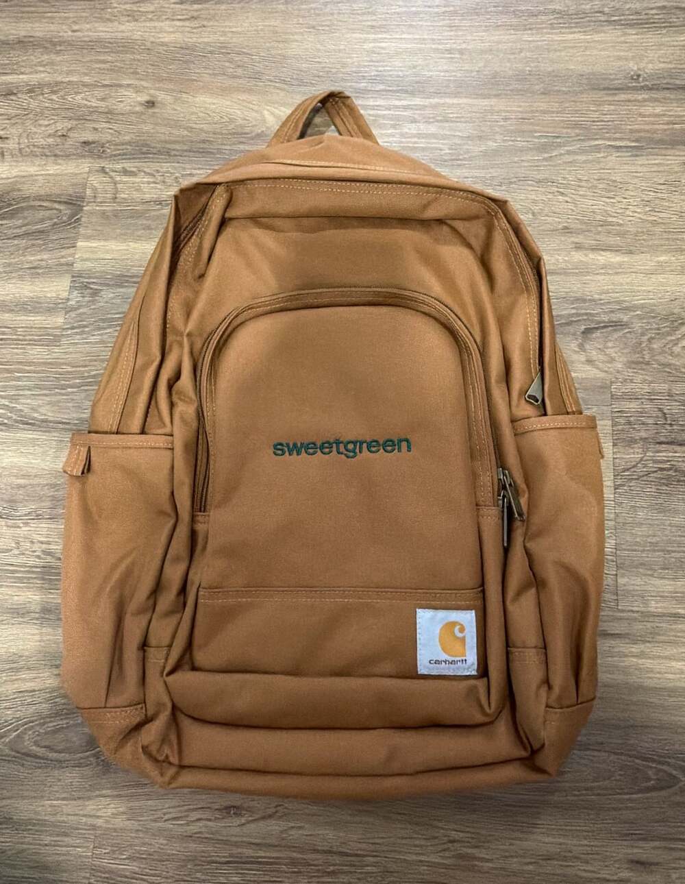 Carhartt Classic Laptop Backpack Brown Sweetgreen Logo